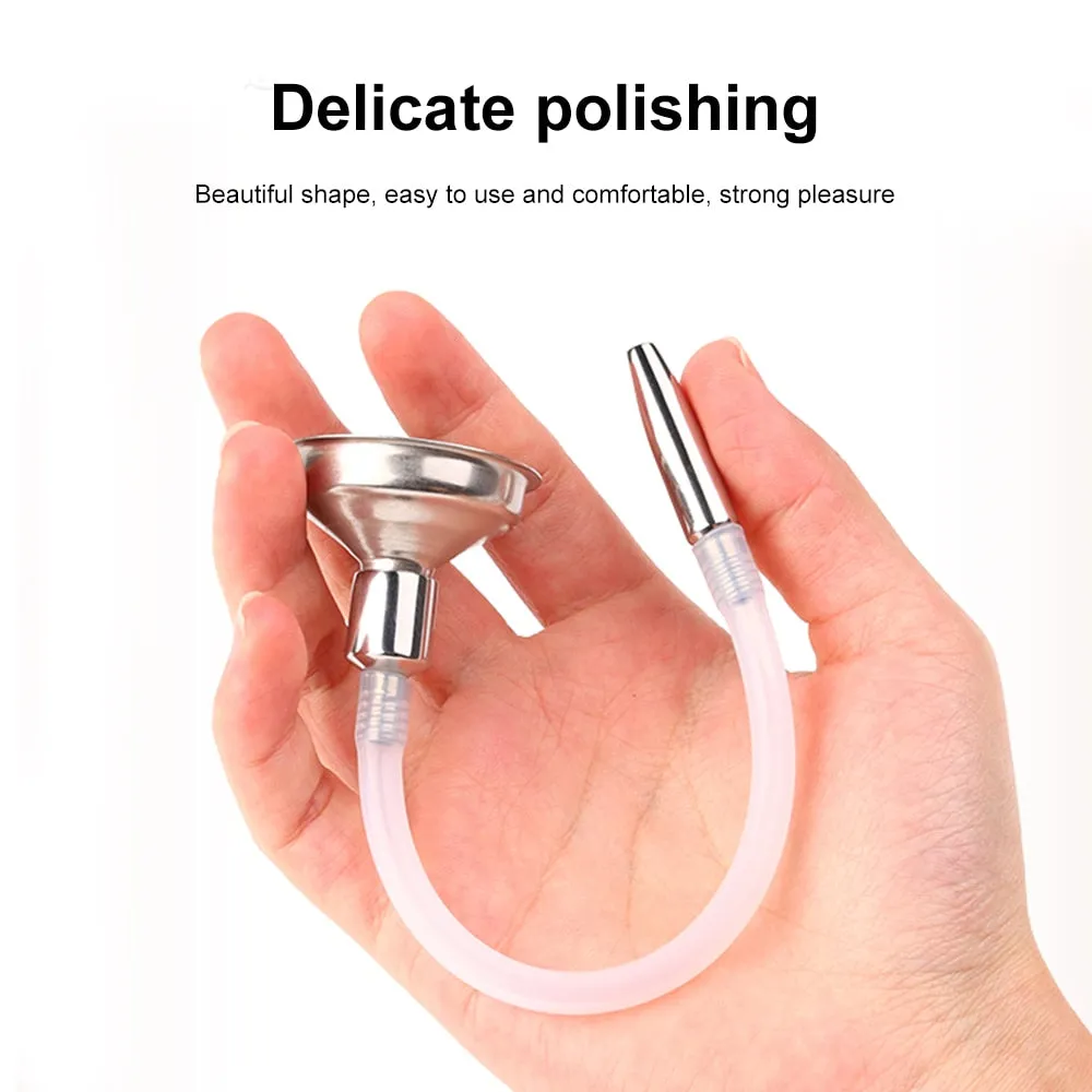 Hollow Urethral Sounding Penis Plug Sex Toy For Men Ejaculation Delay