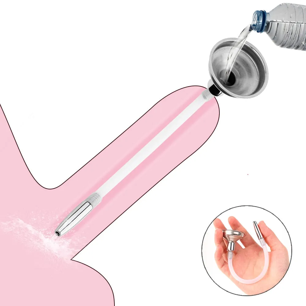 Hollow Urethral Sounding Penis Plug Sex Toy For Men Ejaculation Delay