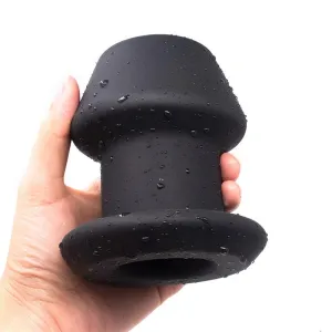 Huge Anal Plug Silicone Hollow Prostate Massage