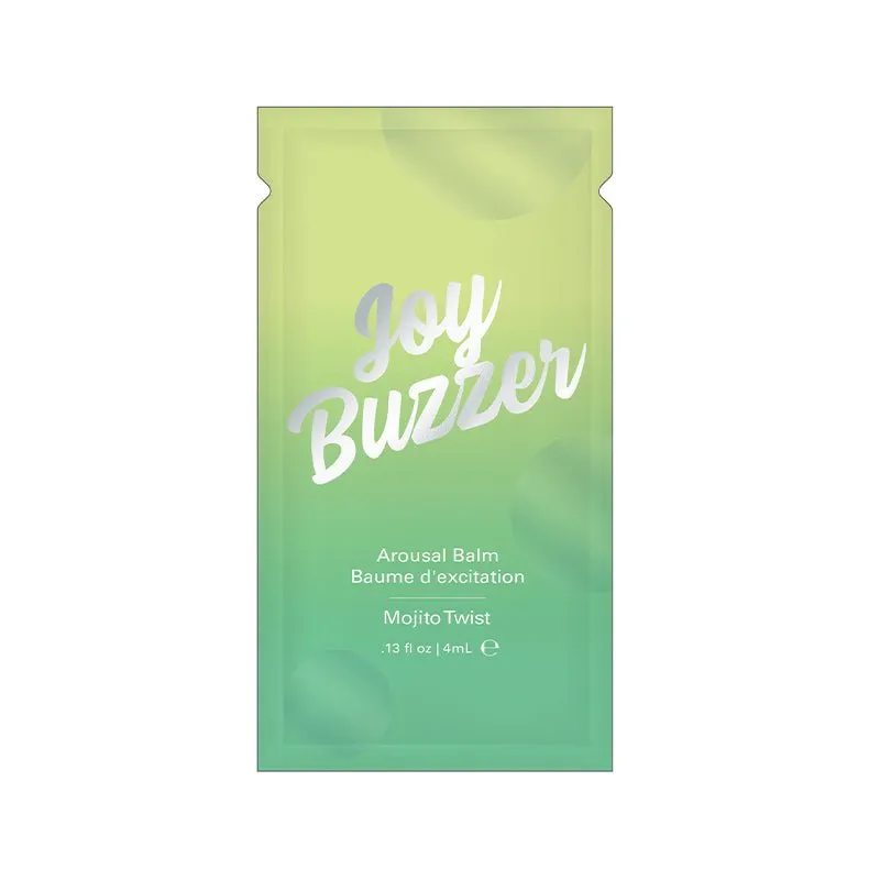Jelique Joy Buzzer Clitoral Arousal Balm Mojito Twist .13 oz Foil