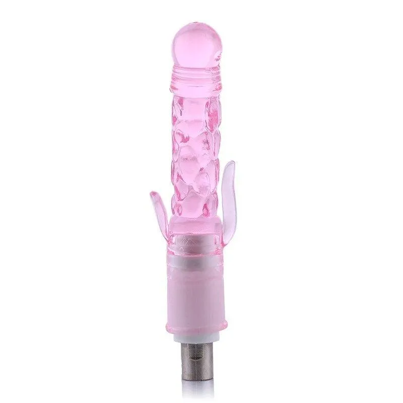 Jelly Anal Dildo with Clitoral Stimulator