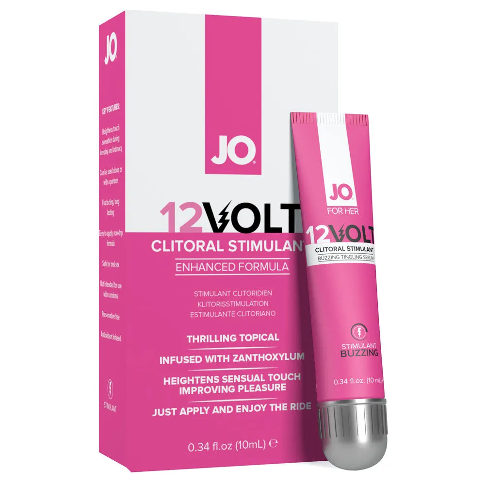 JO For Her 12 Volt Warming Tingling Clitoral Stimulant Oil