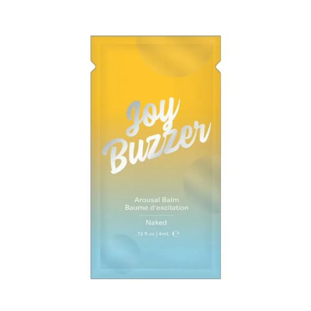 Joy Buzzer Clitoral Arousal Balm Naked .13 Oz Foil