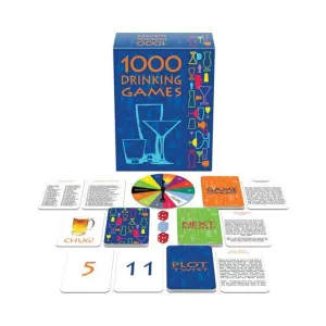 Kheper Games - 1000 Drinking Card Games (Blue)
