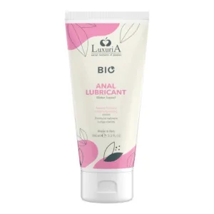 Lubrifiant anal LUXURIA Bio Anal Lubricant. formulă naturală pe bază de apă. cu efect de lungă durată. 100 ml (roz)