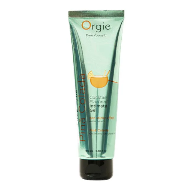 Lubrifiant cu aromă ORGIE Lube Tube - Cocktail Intimate Gel PINA COLADA. pe bază de apă. 100 ml