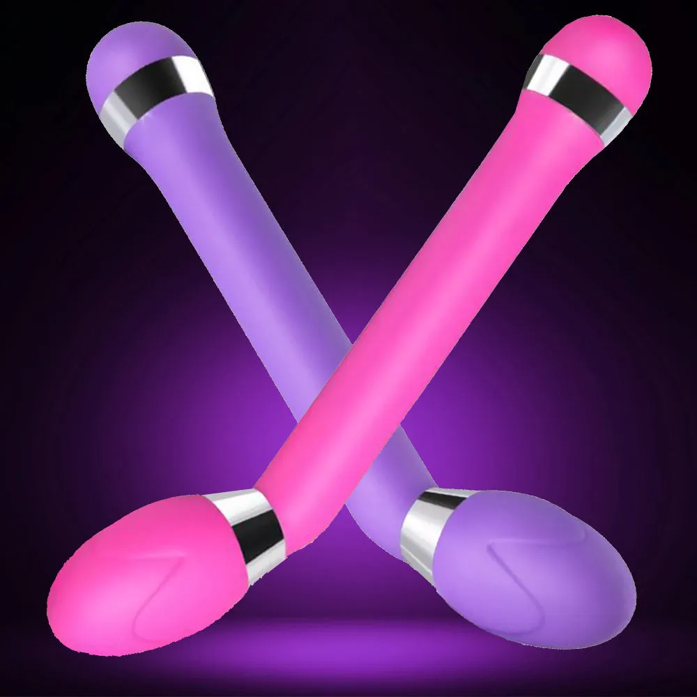 Luna G-Spot Prostate Massager Anal Curved Hook Vibrator Purple