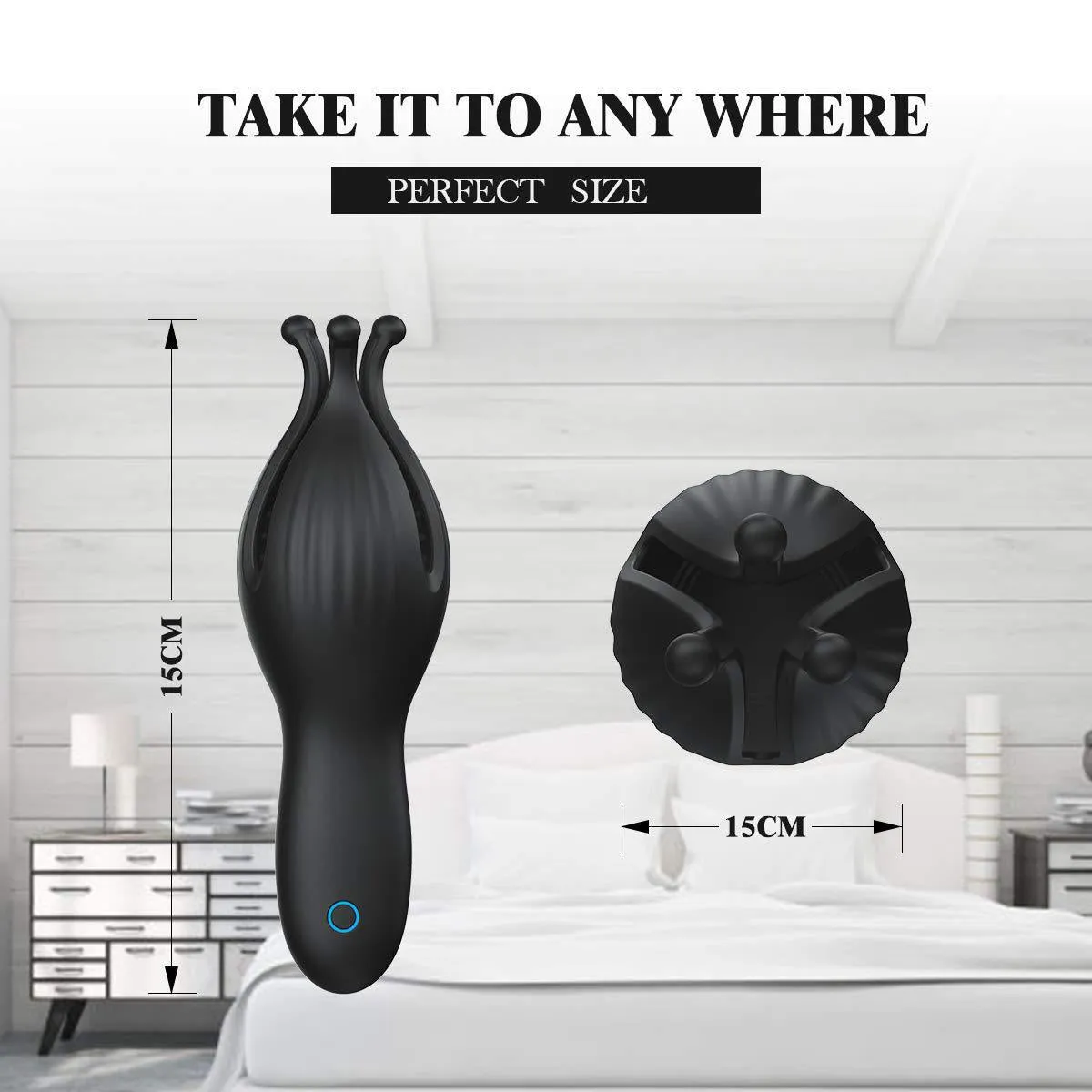 Male Penis Vibrator Glans Stimulation Sex Toy