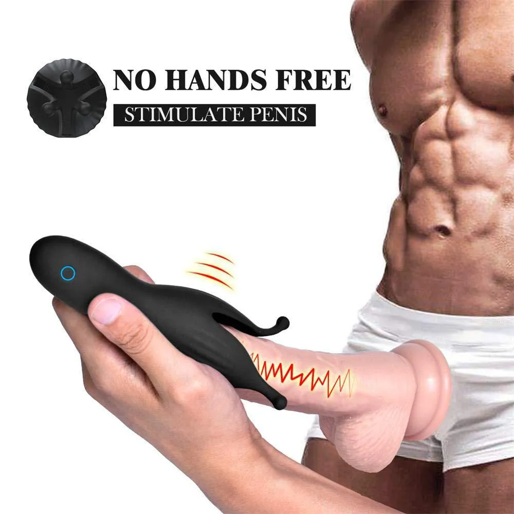 Male Penis Vibrator Glans Stimulation Sex Toy