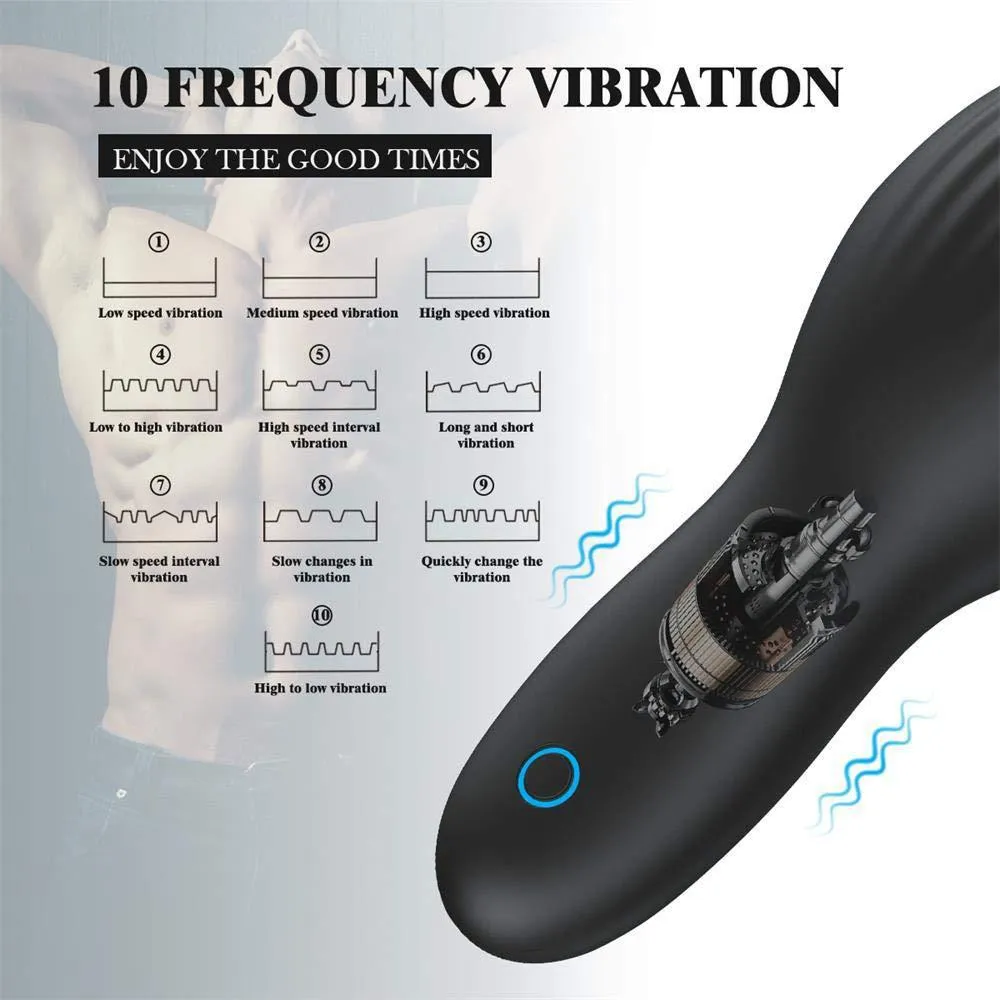 Male Penis Vibrator Glans Stimulation Sex Toy