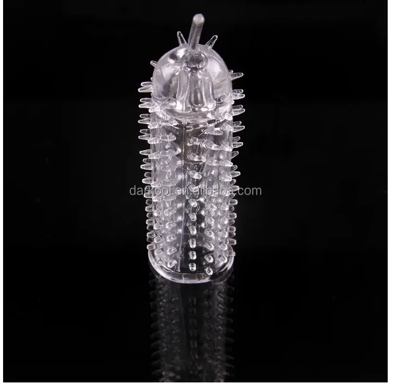 Male sex toys crystal penis enlargement extensions penis cock sleeve toy