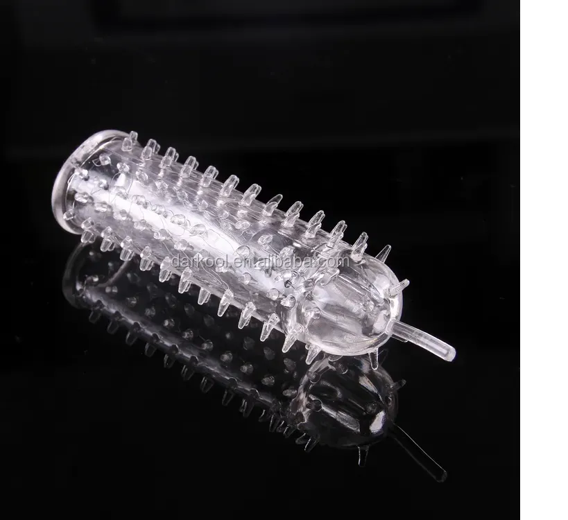 Male sex toys crystal penis enlargement extensions penis cock sleeve toy