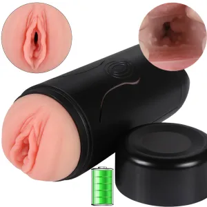 Mona Lisa Automatic Male Masturbator Moaning Talking Pocket Pussy USB Sex Toy