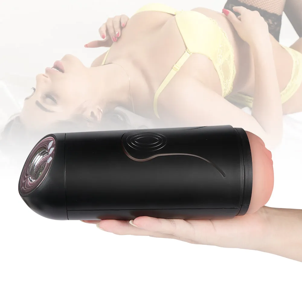 Mona Lisa Automatic Male Masturbator Moaning Talking Pocket Pussy USB Sex Toy