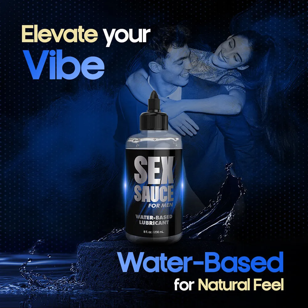 Naughty Jane's Sex Sauce for Men Water-Based Lubricant 16 oz.