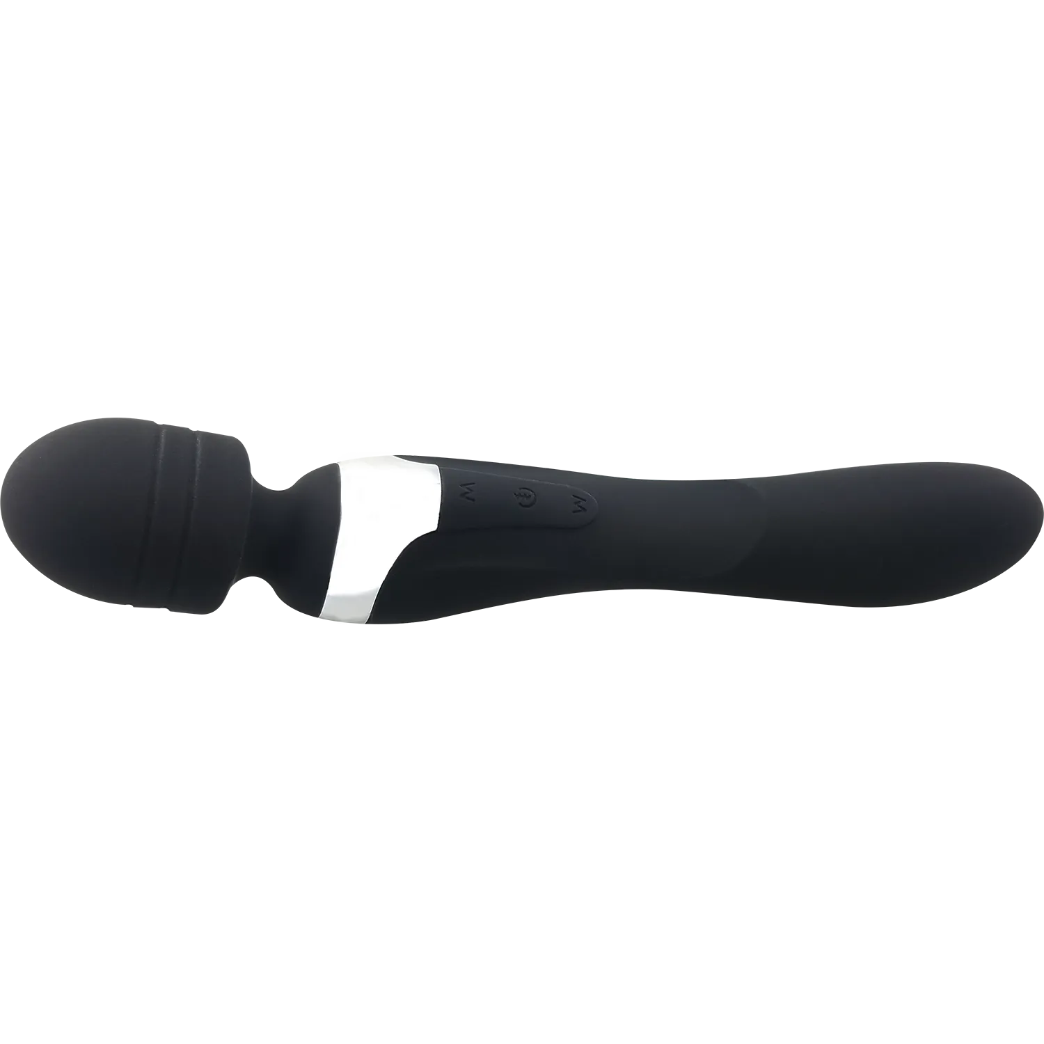 New Fashion Black Double Heads Vibrator Sex Toys For Women Silicone Rechargeable Vibrator Adult Toys