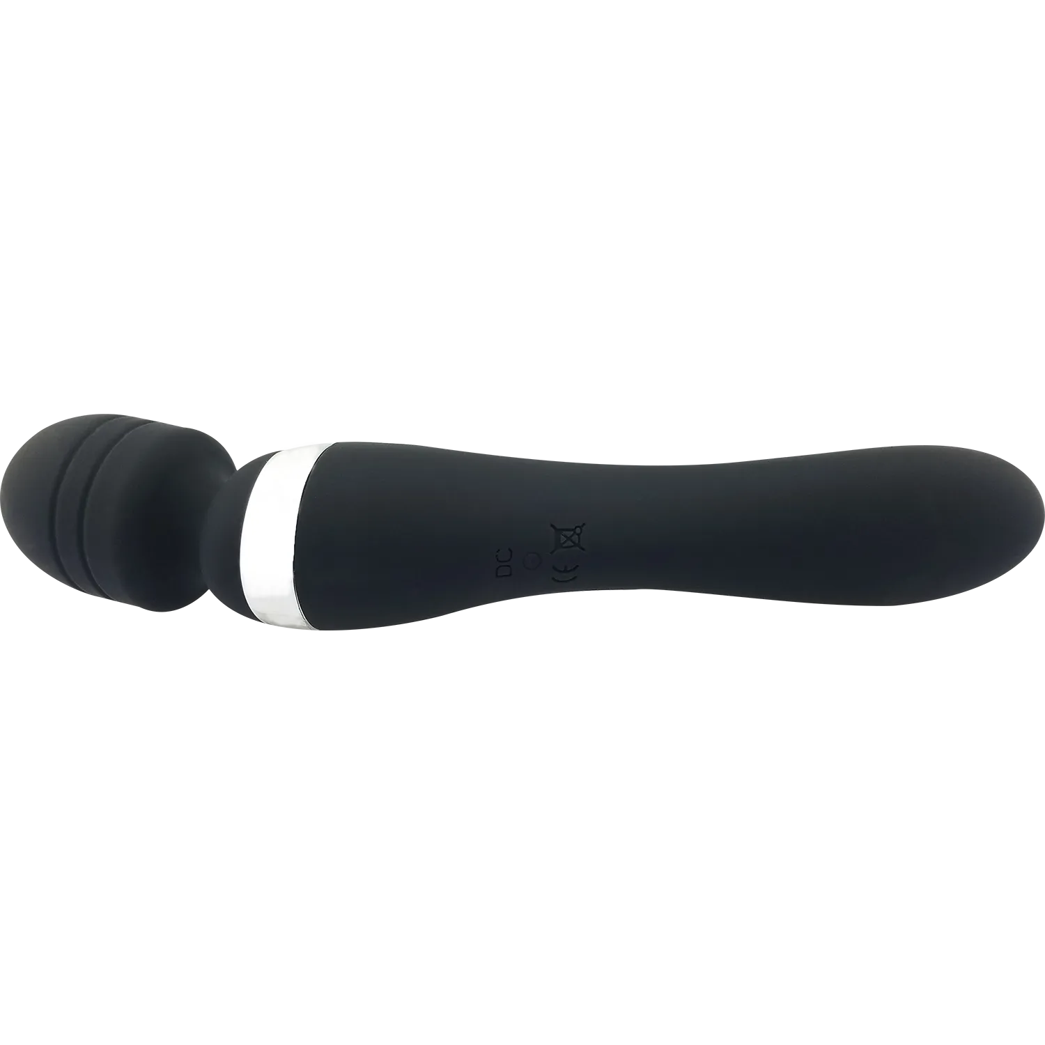 New Fashion Black Double Heads Vibrator Sex Toys For Women Silicone Rechargeable Vibrator Adult Toys