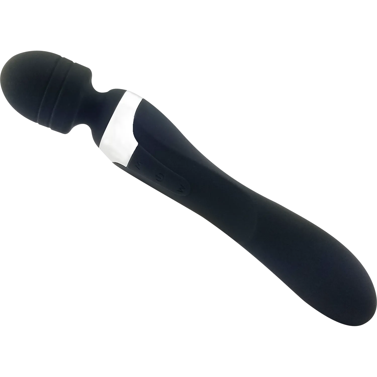 New Fashion Black Double Heads Vibrator Sex Toys For Women Silicone Rechargeable Vibrator Adult Toys