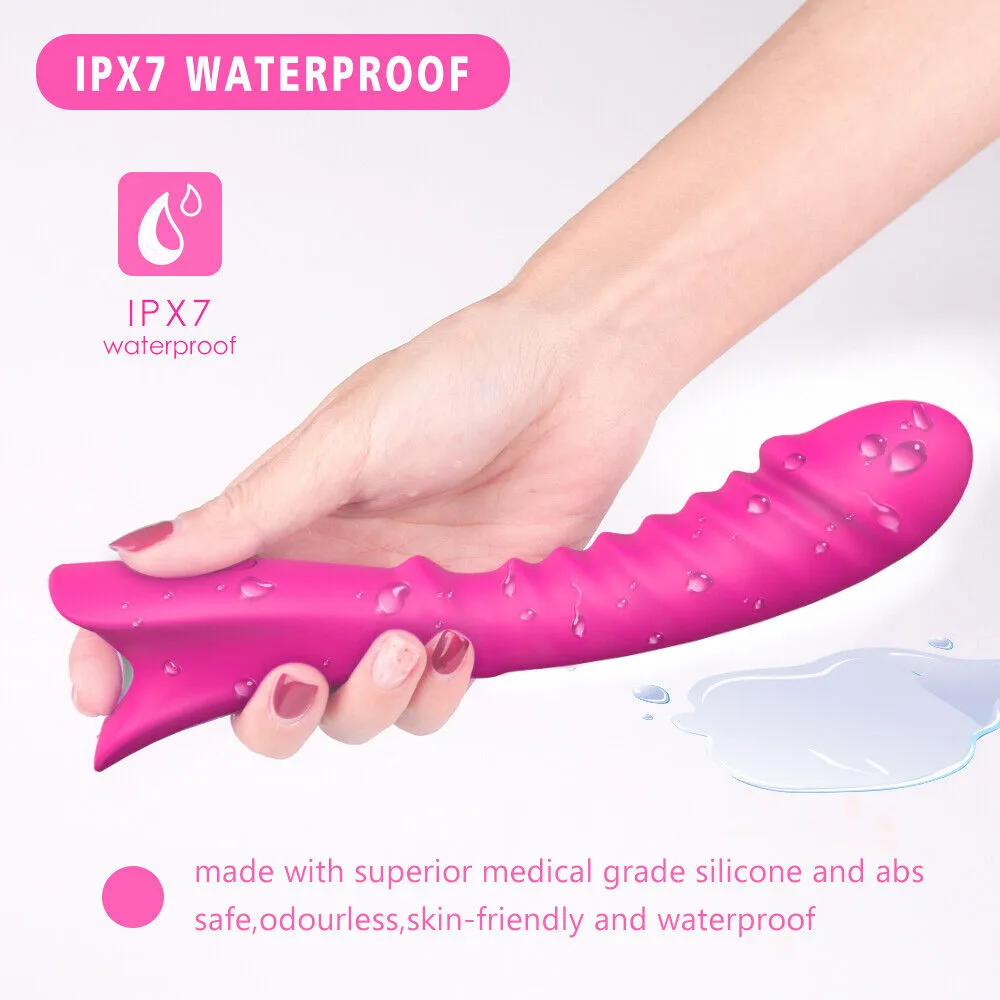 NEW S-Hande TOPI Luxury G-Spot Vibrator Ribbed USB Vibrating Dildo Sex Toy