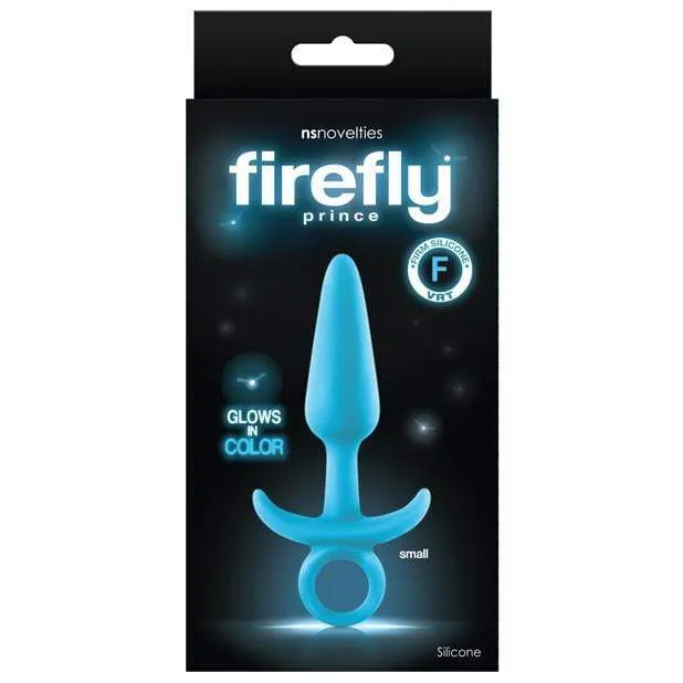 NS Novelties - Firefly Glow In Color Prince Anal Plug Small (Blue)