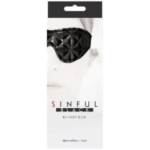 NS Novelties - Sinful Blindfold (Black)