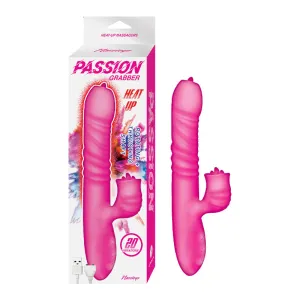 Passion Grabber Heat Up Dual Stimulator Pink
