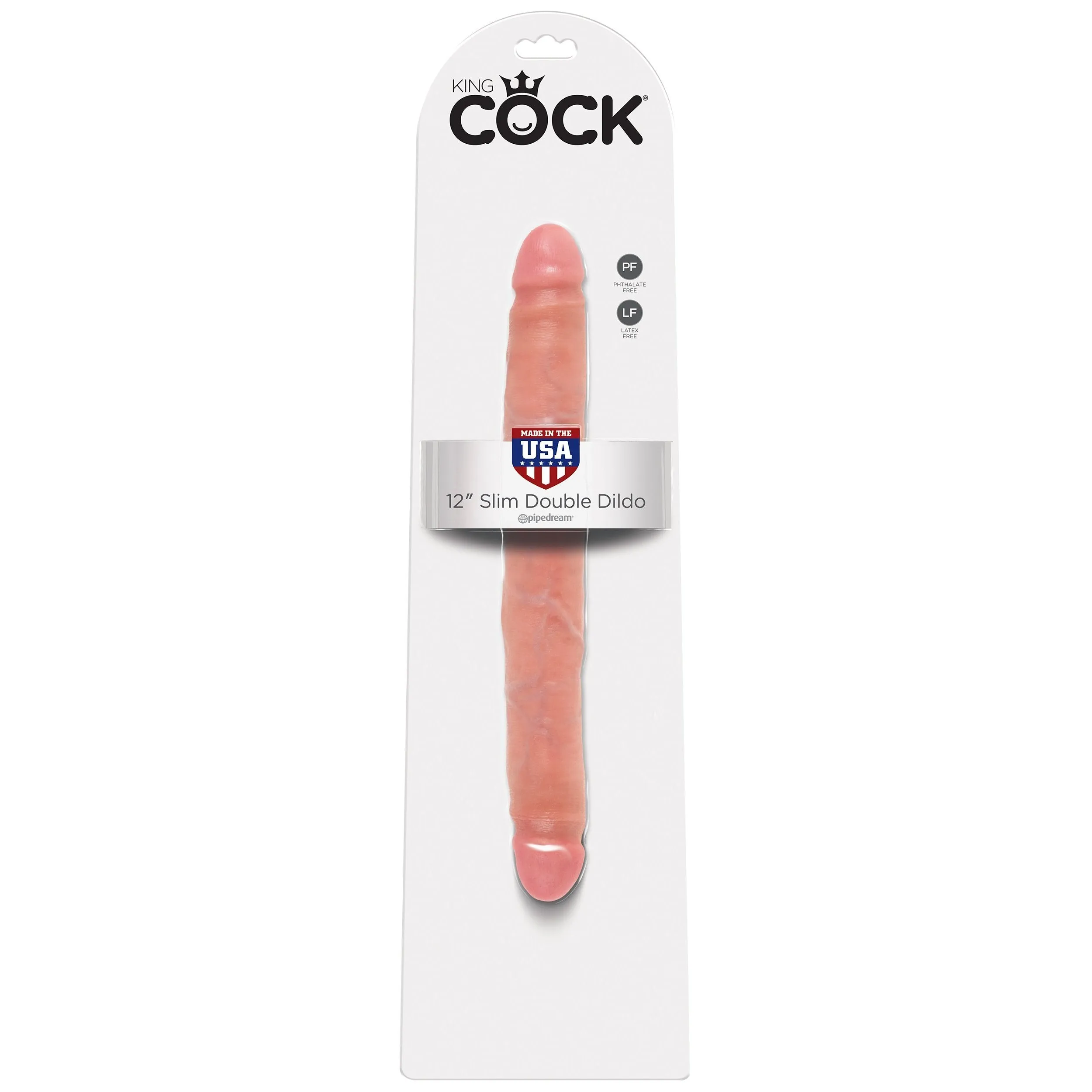 Pipedream - King Cock Slim Double Dildo 12 (Flesh)