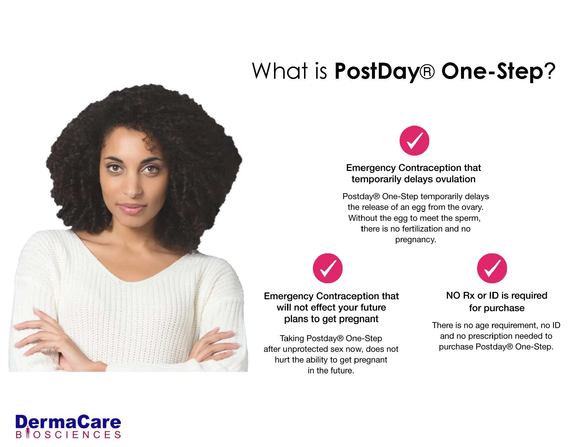 Postday One-Step Levonorgestrel Tablet. 1.5mg - Emergency Contraceptive - 6 count