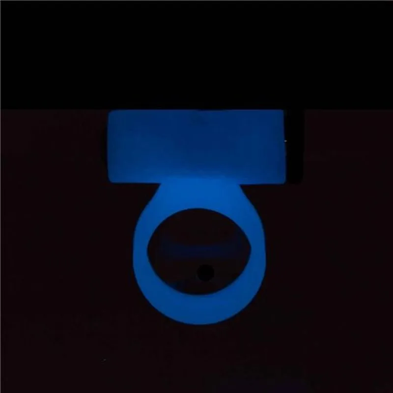 Power bullet Cosmic Cock Ring w Bullet Glow in the Dark