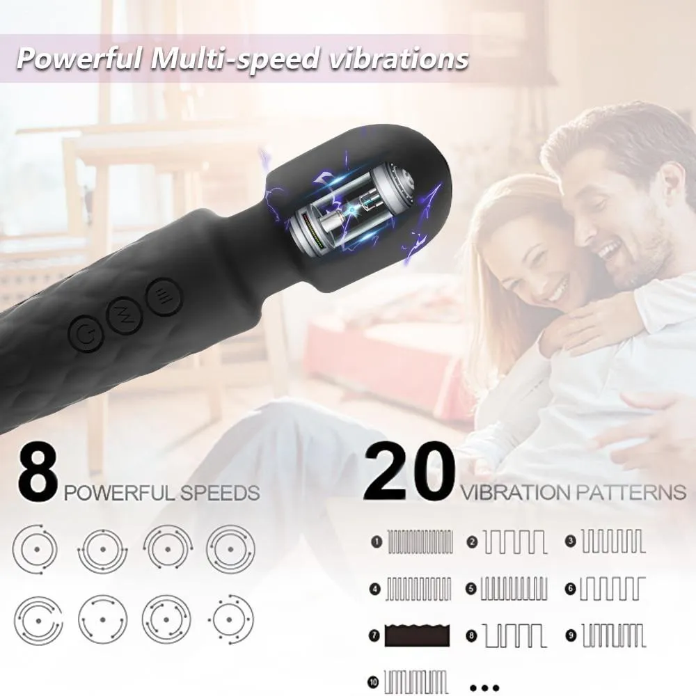 Powerful Short Magic Wand Vibrators