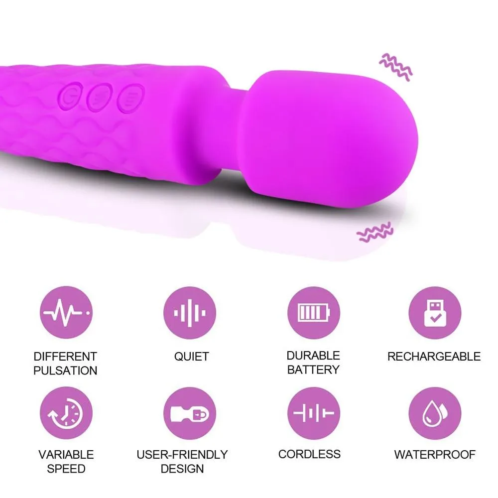 Powerful Short Magic Wand Vibrators