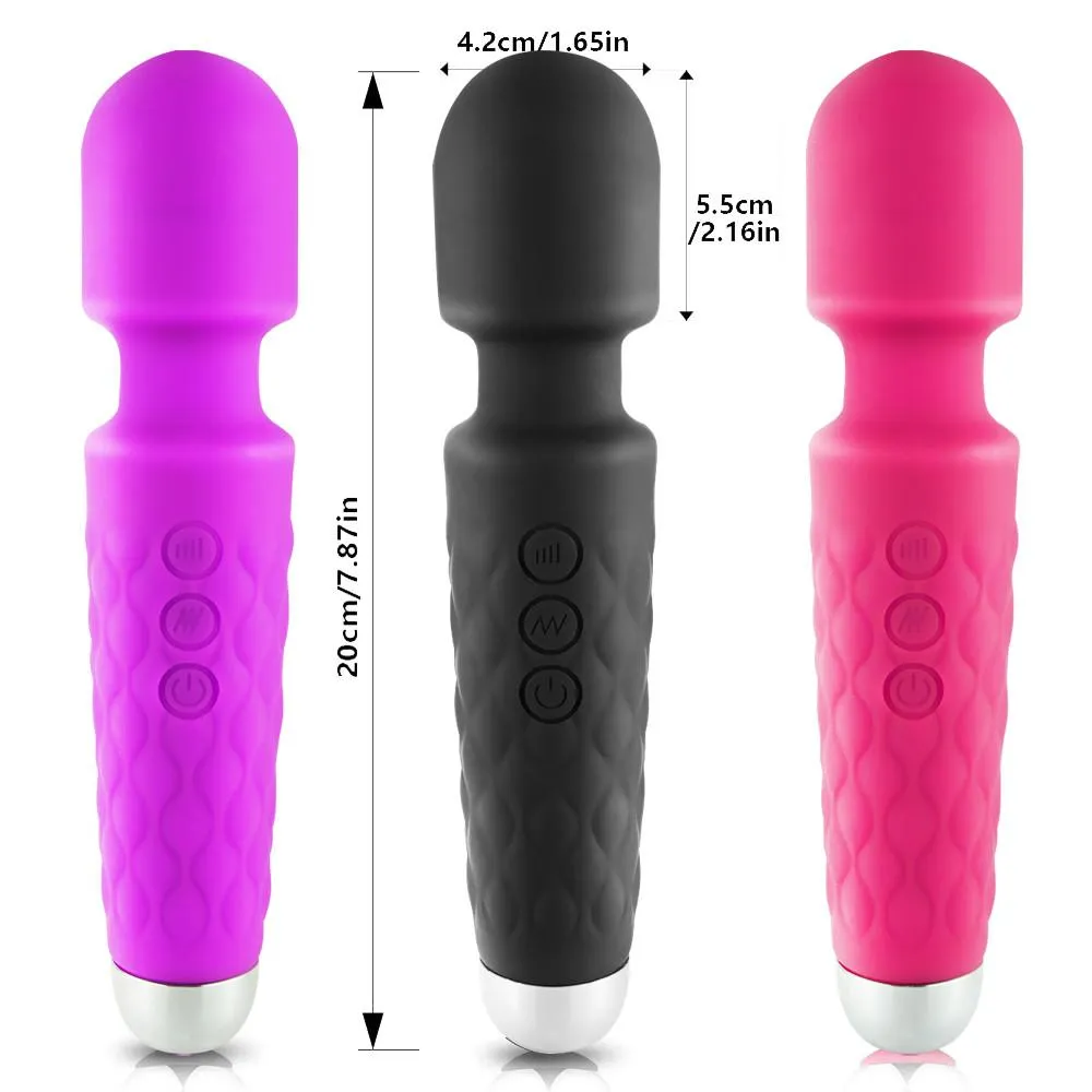 Powerful Short Magic Wand Vibrators