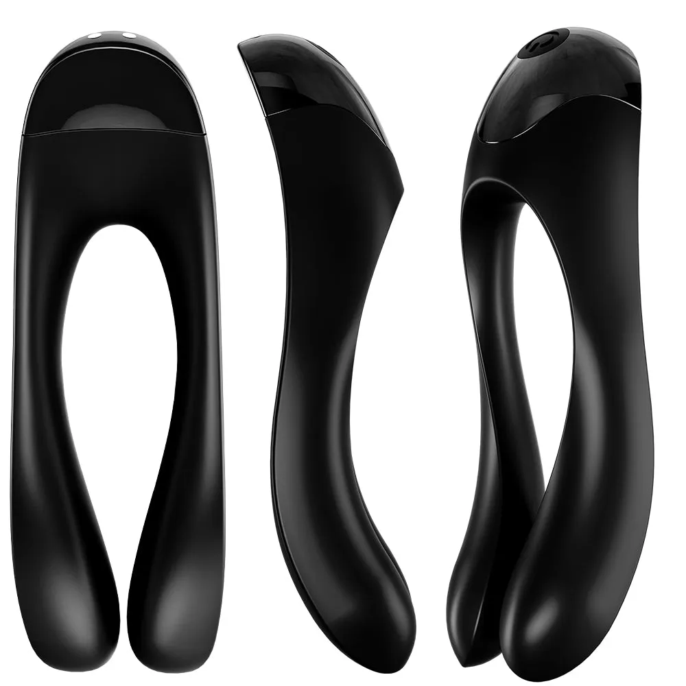 Satisfyer Candy Cane Couples Vibrator Rechargeable Finger Clitoral Sex Toy