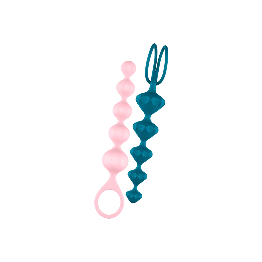 Satisfyer - Love Beads Super Soft Silicone Anal Beads 2 Pieces