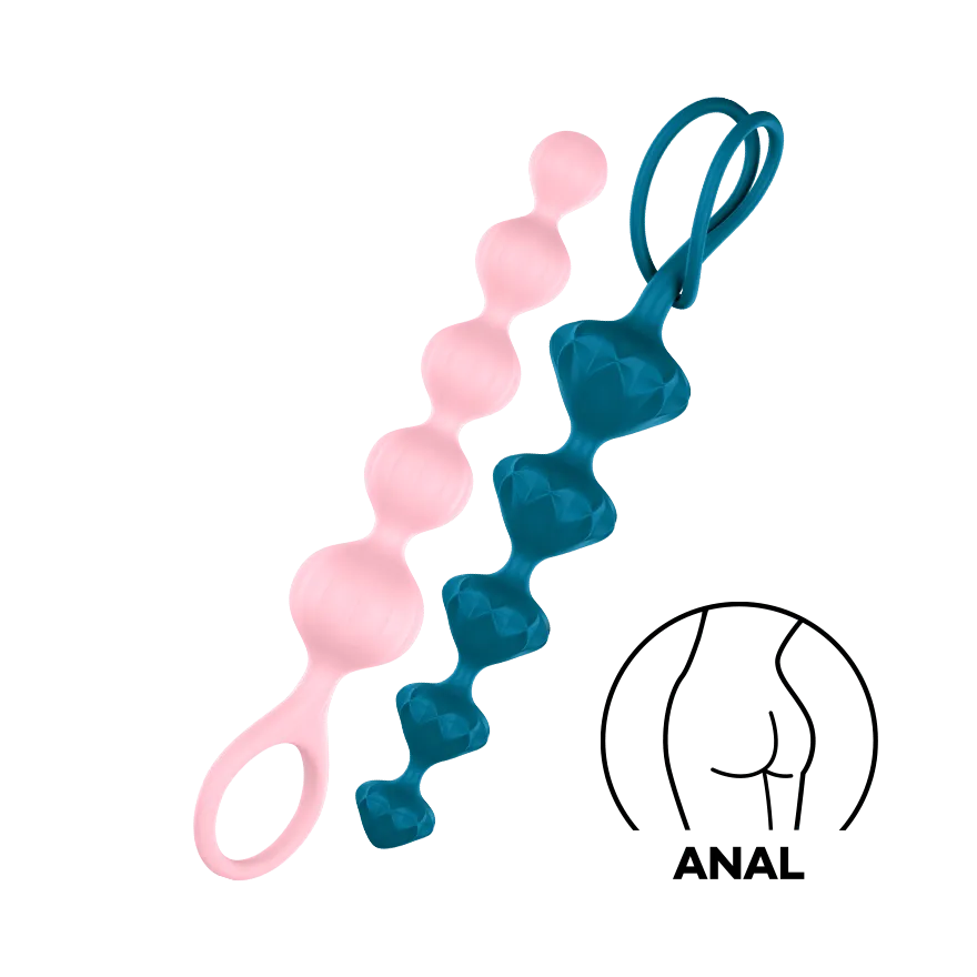 Satisfyer - Love Beads Super Soft Silicone Anal Beads 2 Pieces