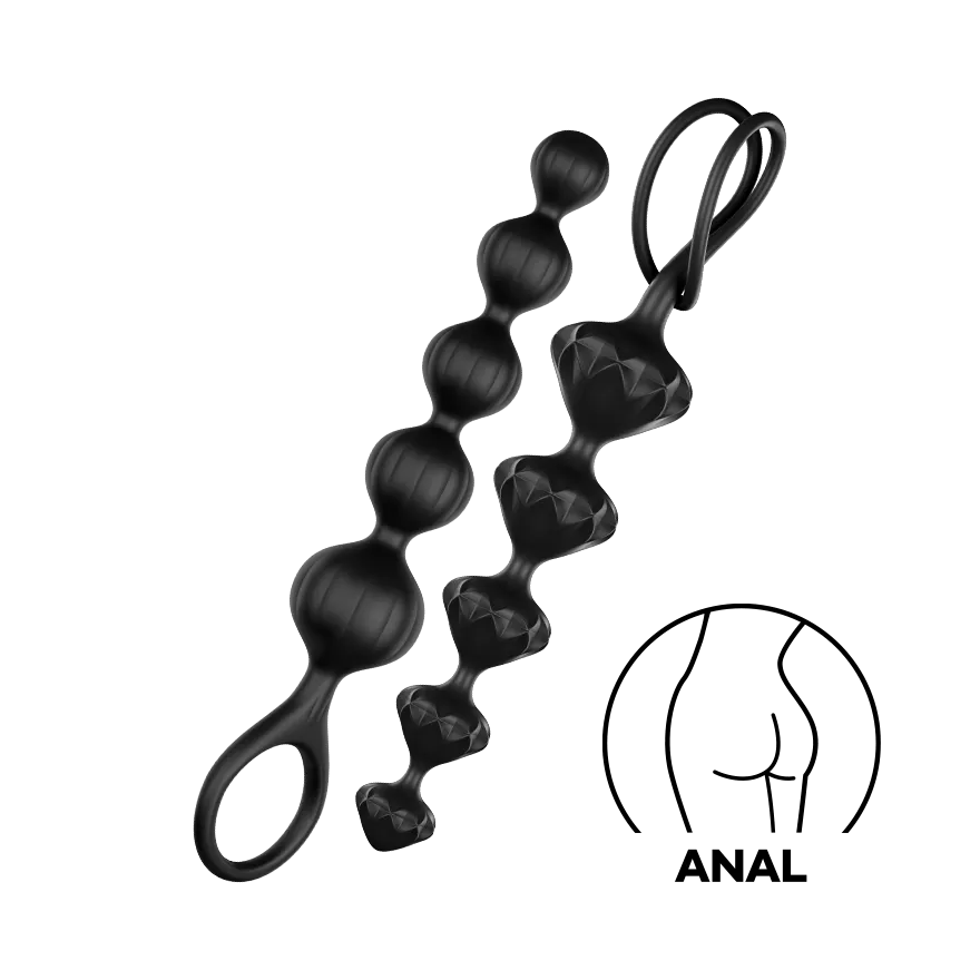 Satisfyer - Love Beads Super Soft Silicone Anal Beads 2 Pieces
