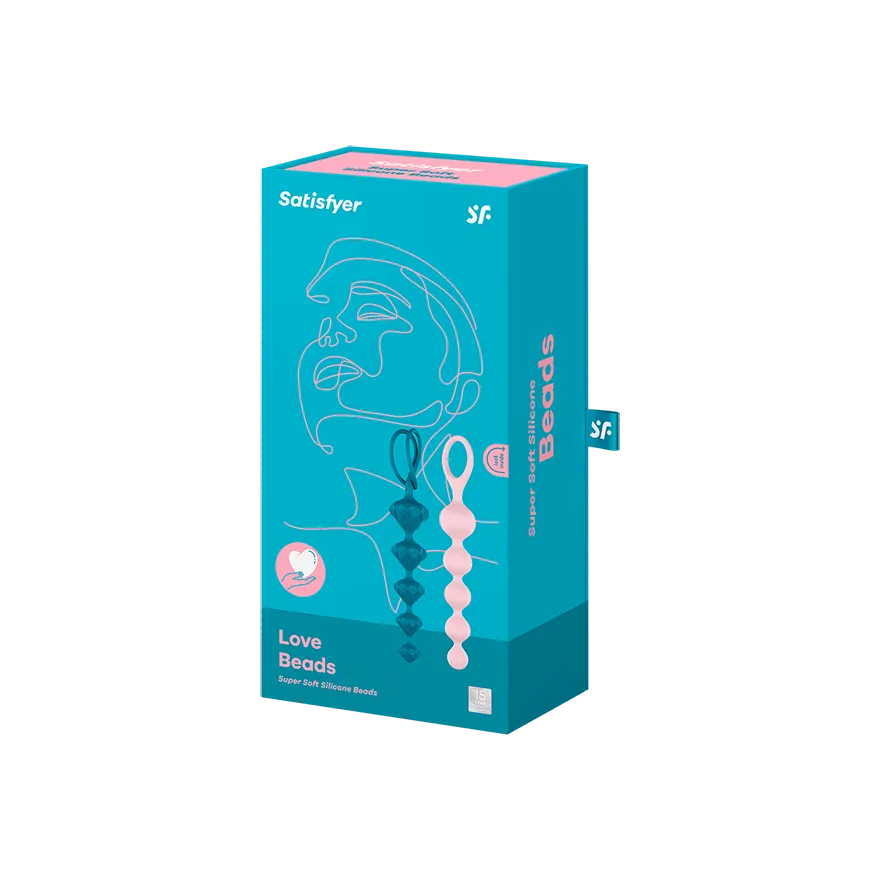 Satisfyer - Love Beads Super Soft Silicone Anal Beads 2 Pieces