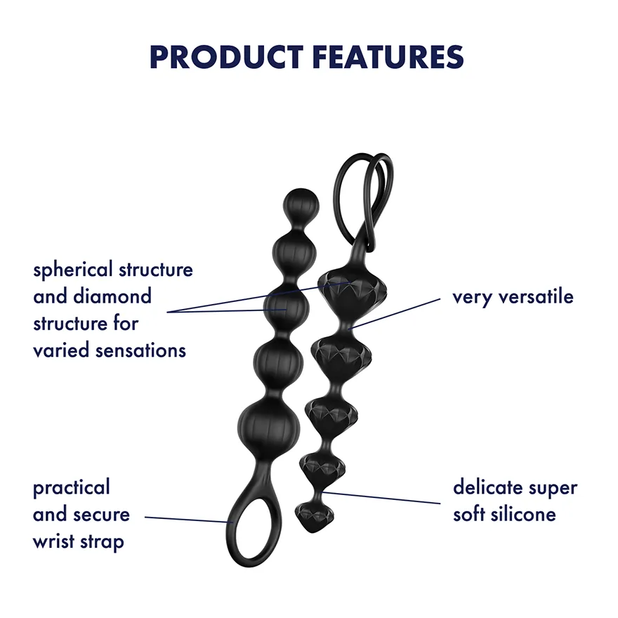 Satisfyer - Love Beads Super Soft Silicone Anal Beads 2 Pieces