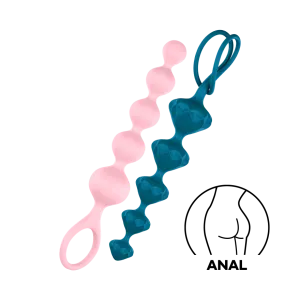 Satisfyer - Love Beads Super Soft Silicone Anal Beads 2 Pieces