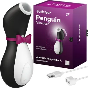 Satisfyer Penguin Clitoral Stimulator Clit Sucker Vibrator USB