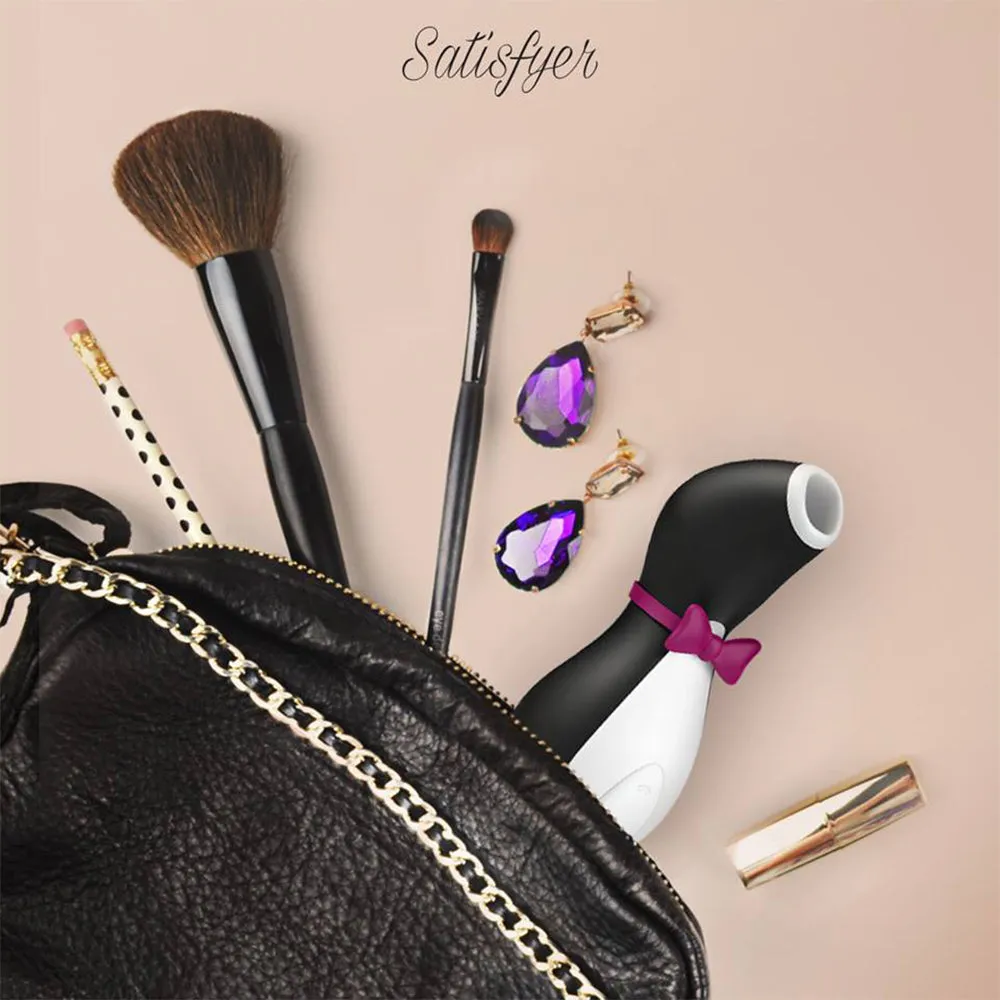 Satisfyer Penguin Clitoral Stimulator Clit Sucker Vibrator USB