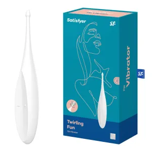 Satisfyer Twirling Fun Clitoral Stimulator Vibrator Erogenous USB Sex Toy