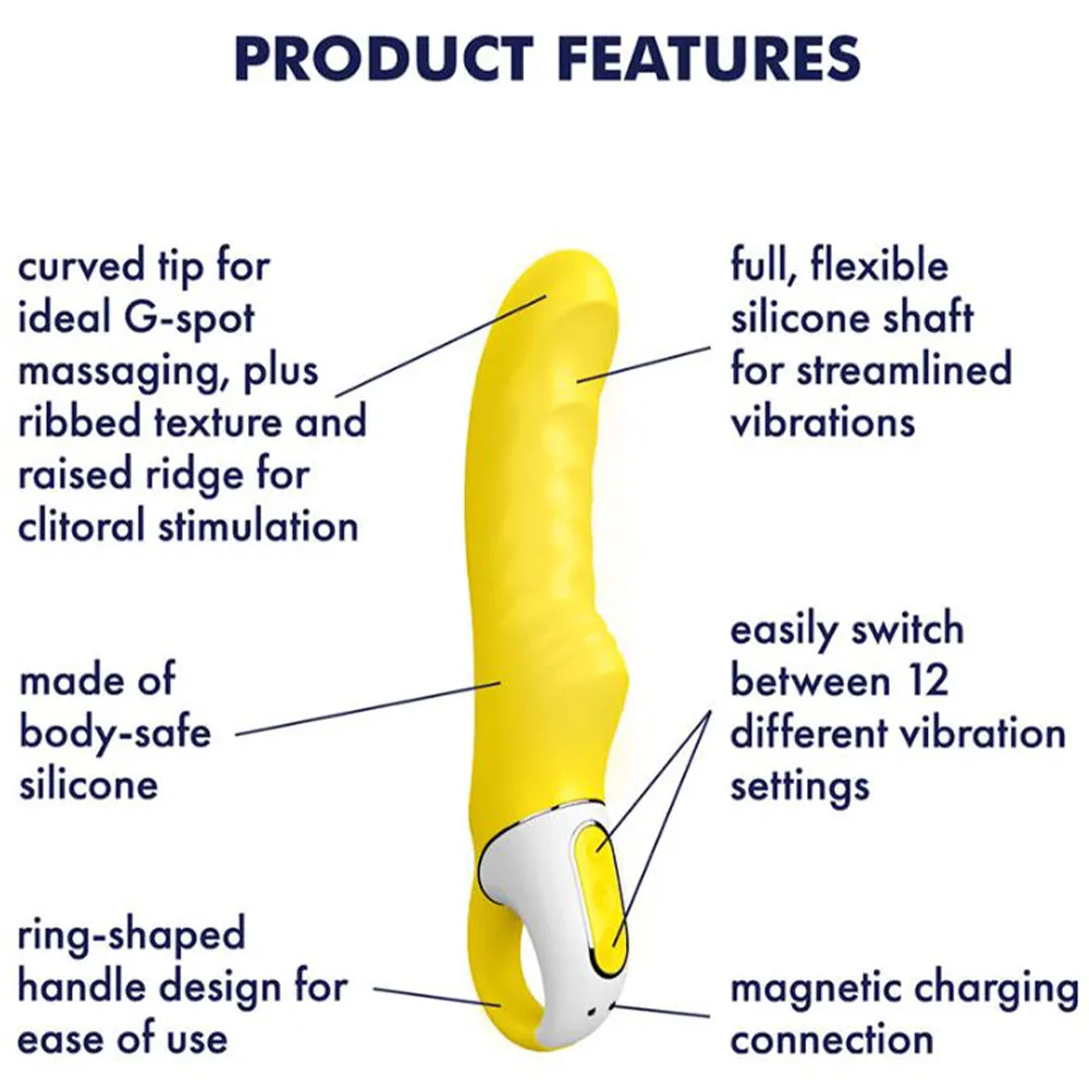 Satisfyer Yummy Sunshine G Spot Vibrator Clitoral Stimulator Rechargeable