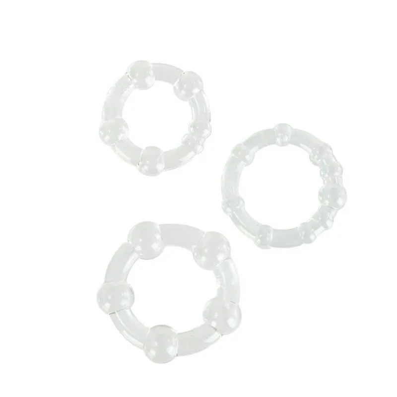 Silicone Island Rings-clear