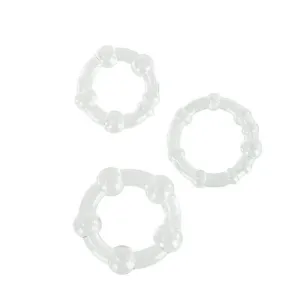 Silicone Island Rings-clear