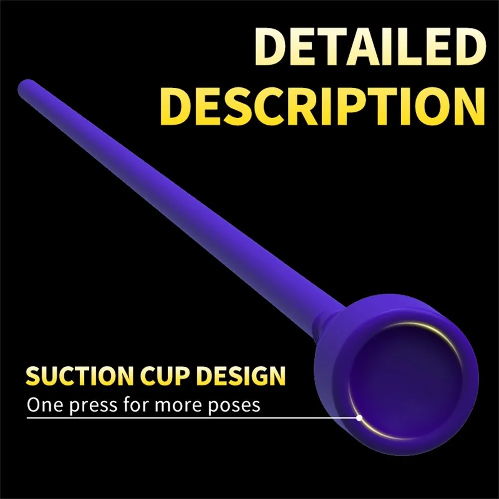 Silicone Long Urethral Sounding Penis Plug Cum Stopper Male Sex Toy
