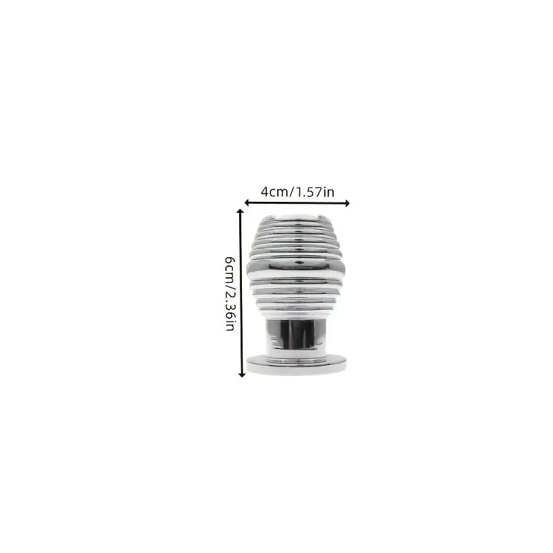SM Metal Anal Plug Enema Vaginal Flush Hollow Anal Dilation Sex Toy