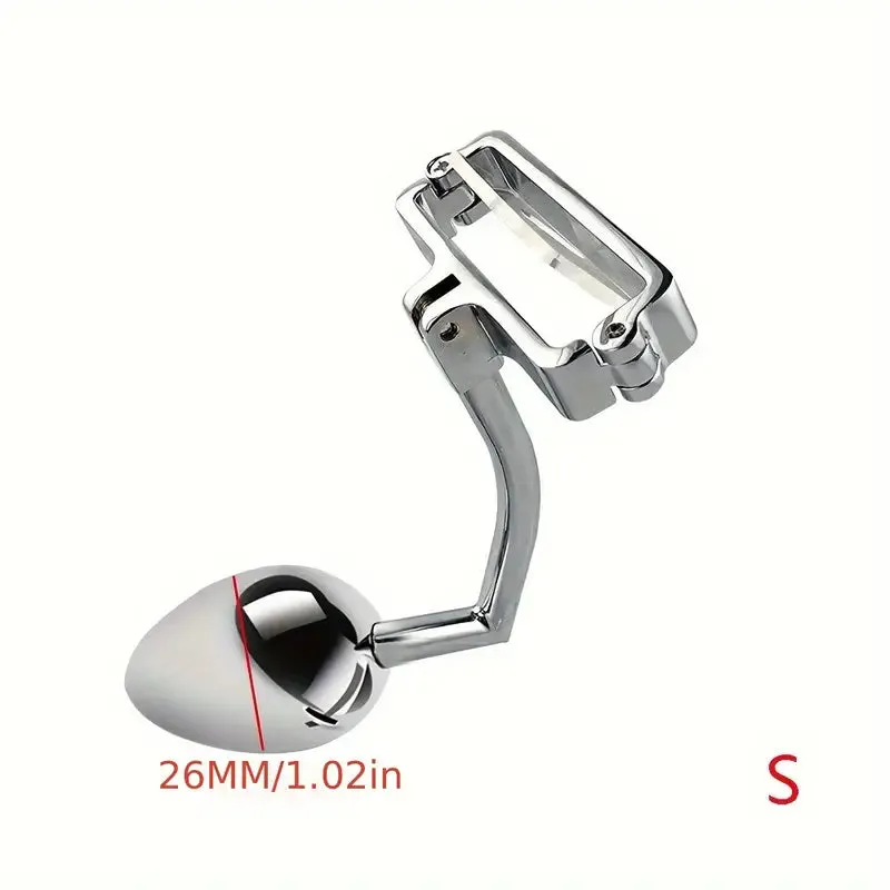 SM Metal Butt Plug Adult Sex Toy For Male Use With Cock Ring For Use