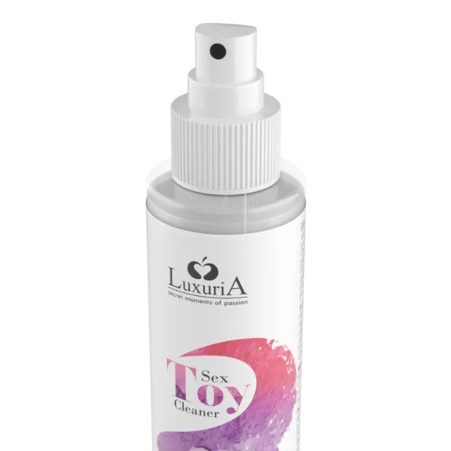 Spray LUXURIA Sex Toy Cleaner. pentru curățarea și igienizarea jucăriilor sexuale. efect rapid. fără alcool. 100 ml