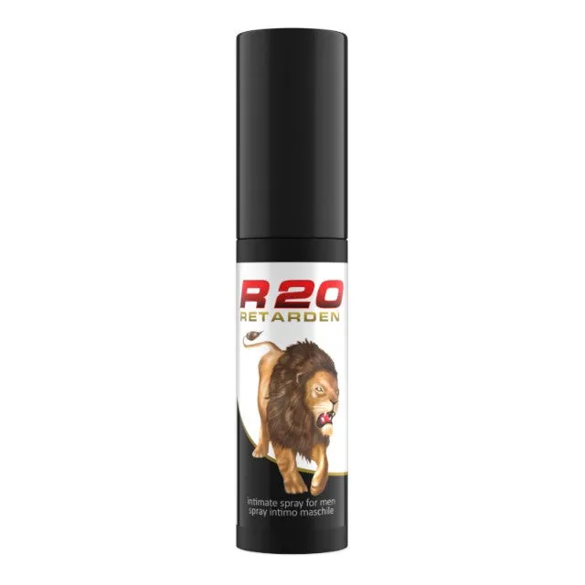 Spray R20. pentru întârzierea ejaculării și performanțe sexuale îmbunătățite. cu efect de răcire. 20 ml